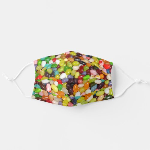 Jellybeans bright colors coloured jelly bean sweet adult cloth face mask