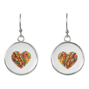 Jellybeans Heart Earrings