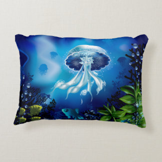 Jellyfish Accent Pillow