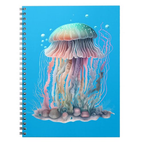 Jellyfish acryllic Notebook 