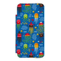 Jellyfish and Octopus iPhone SE/5/5s Wallet Case