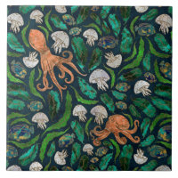 Jellyfish and Octopus Pattern