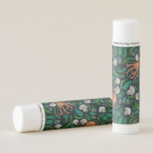 Jellyfish and Octopus Pattern Lip Balm