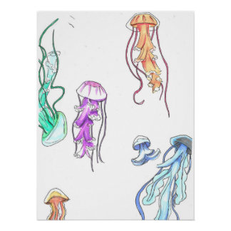 Jellyfish Art Print