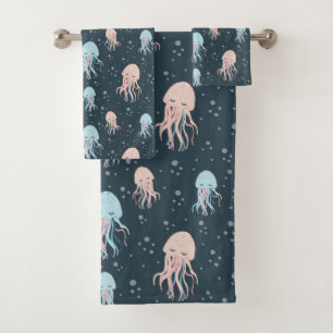 Jellyfish Bath Towel Set