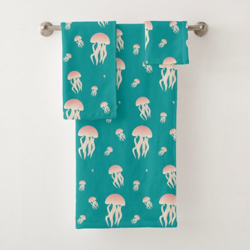 Jellyfish _ Bathroom Towel Set