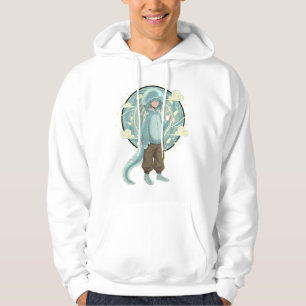 Jellyfish Boy Anime Coffee Art Hoodie