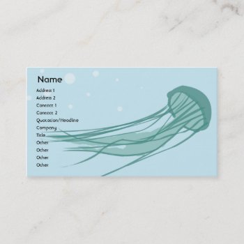 Jellyfish - Business Business Card by ZazzleProfileCards at Zazzle