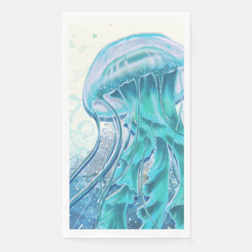 Jellyfish  Captivating Grace Paper Guest Towel