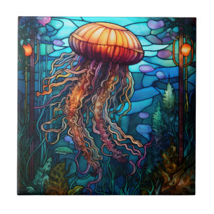 Jellyfish Ceramic Tile