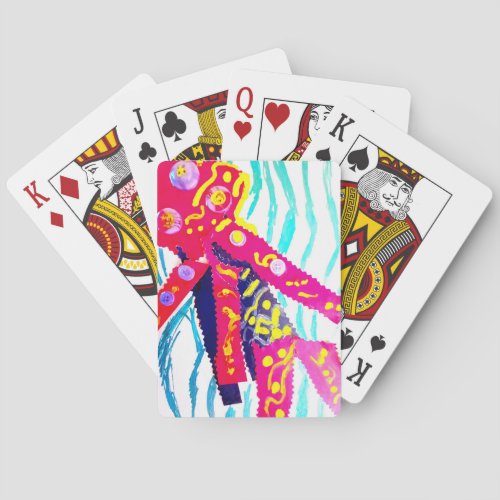 Jellyfish  colorful summer  poker cards