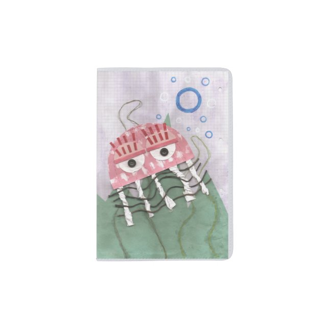 Jellyfish Comb Passport Holder (Front)
