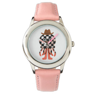 Jellyfish Cowboy Hat Watch – Black & White