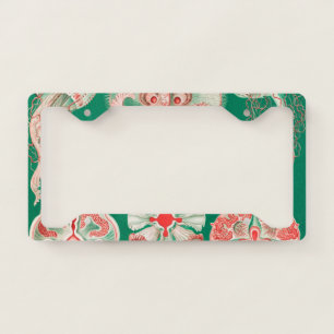 Jellyfish, Discomedusae by Ernst Haeckel License Plate Frame