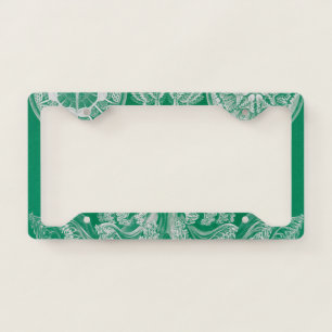 Jellyfish, Discomedusae by Ernst Haeckel License Plate Frame