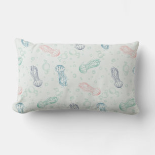 Jellyfish Drift Double Sided Lumbar Pillow