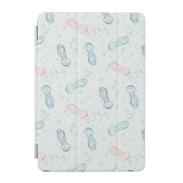 Jellyfish Drift iPad Mini Cover (Front)