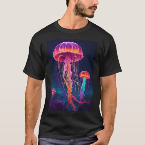Jellyfish Elegance Dive into Style with Ocean_Ins T_Shirt