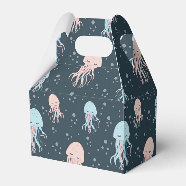 Jellyfish Favor Boxes (Front Side)