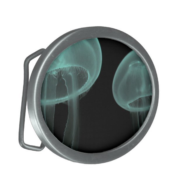 jellyfish fish custom personalize Anniversaries Belt Buckle (Front Left)