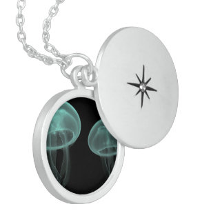 jellyfish fish custom personalize Anniversaries Locket Necklace