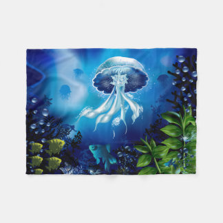 Jellyfish Fleece Blanket