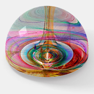 Jellyfish Fractal Paperweight