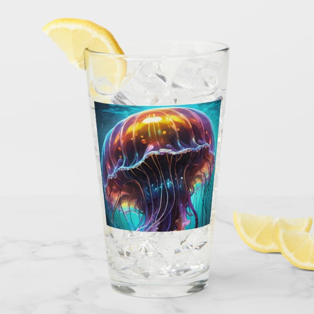 Jellyfish Glass Cup (Front Ice)