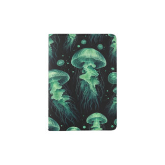 Jellyfish Glow Passport Holder