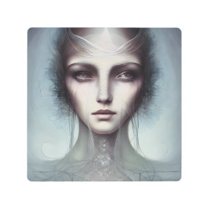 Jellyfish Goddess Metal Wall Art