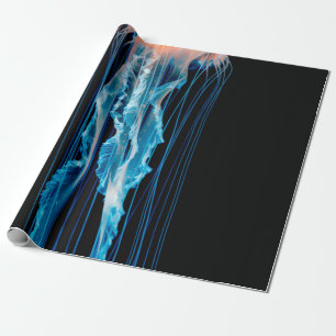 JELLYFISH IN SEA LIFE LONDON WRAPPING PAPER