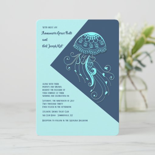 Jellyfish Invitation | Zazzle