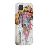 "Jellyfish Iphone 4/4s Case" kmkirkART Case-Mate iPhone Case (Back/Right)
