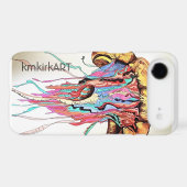 "Jellyfish Iphone 4/4s Case" kmkirkART Case-Mate iPhone Case (Back (Horizontal))
