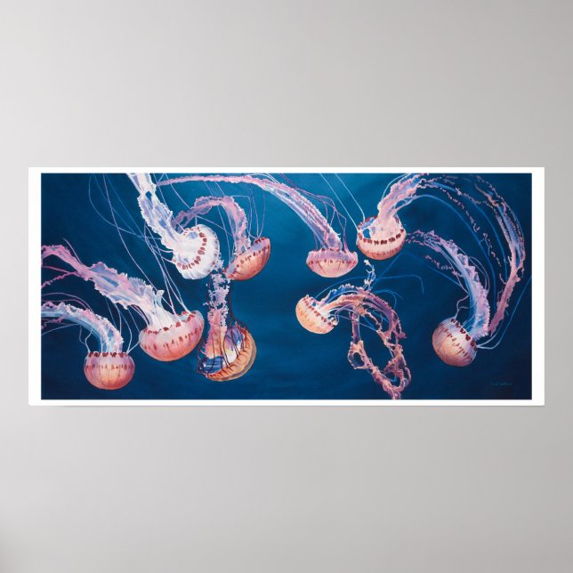 Jellyfish Jam by Paul Jackson, aws, nws Poster (Front)