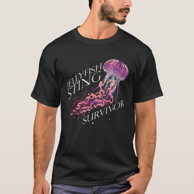 Jellyfish Jellies Freshwater Aquarium Aquascaping T-Shirt (Front)