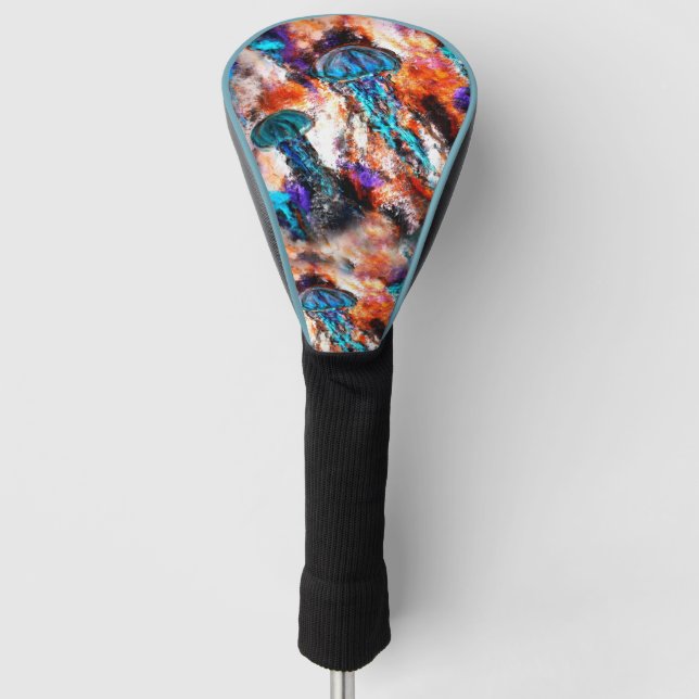 Jellyfish Jump Golf Head Cover (Front)