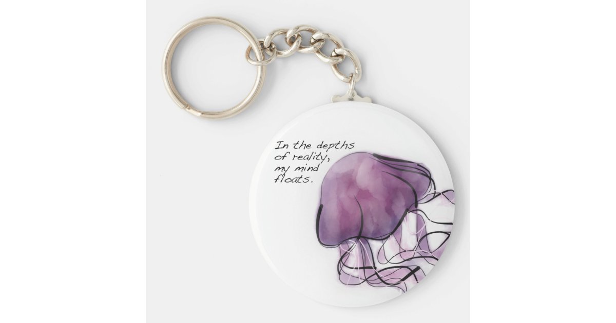 Jellyfish Keychain