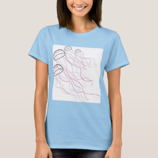 Jellyfish Ladies Burnout T-Shirt