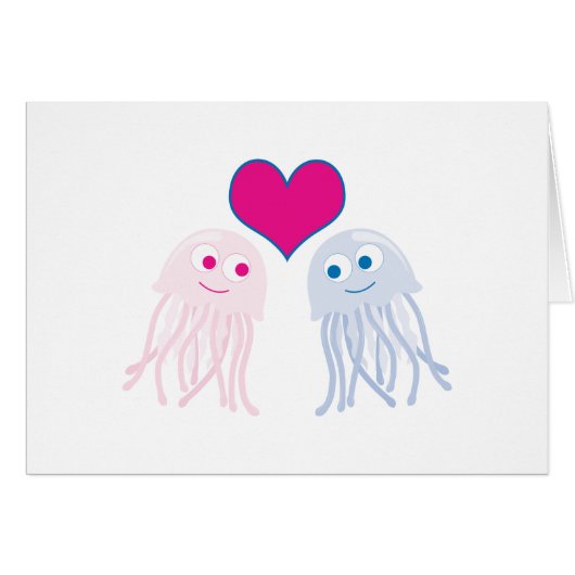 Jellyfish Love Cards (Front Horizontal)