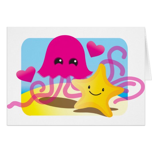 Jellyfish Love Cards (Front Horizontal)
