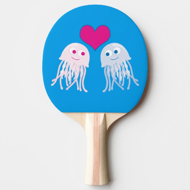 Jellyfish Love Ping-Pong Paddle (Front)