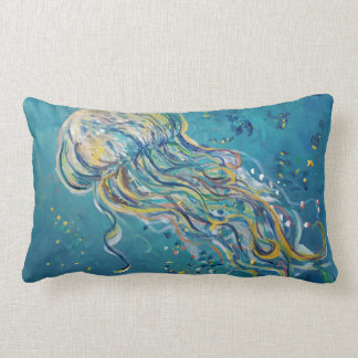 jellyfish lumbar pillow