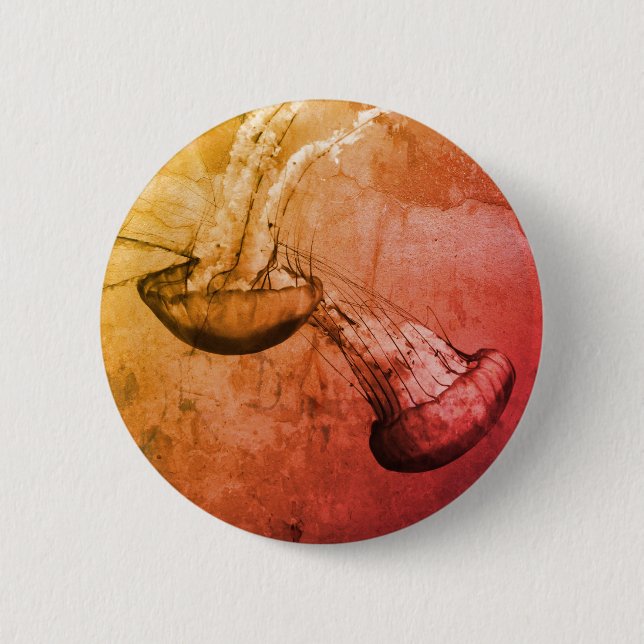 "Jellyfish & Magic" Button (Front)