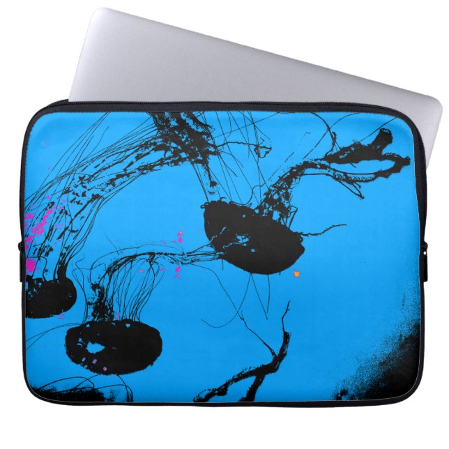 Jellyfish - Marine Animals Laptop Sleeve (Front)