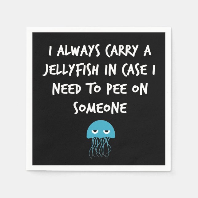 Jellyfish Napkins (Front)