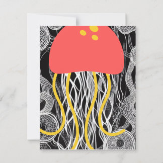 Jellyfish Note Card