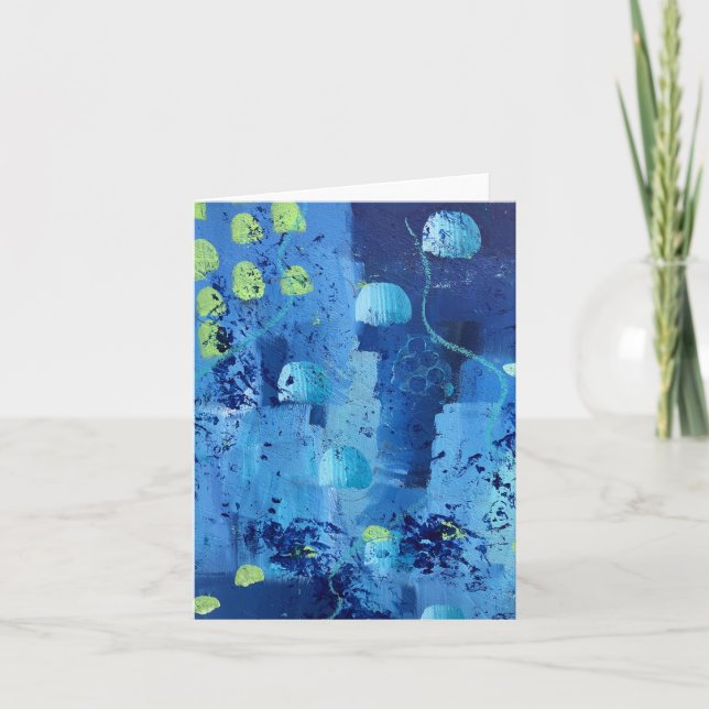 Jellyfish Note Card Set (Front)