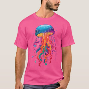 Jellyfish Ocean Animal Scuba Diving Jelly Fish T-Shirt