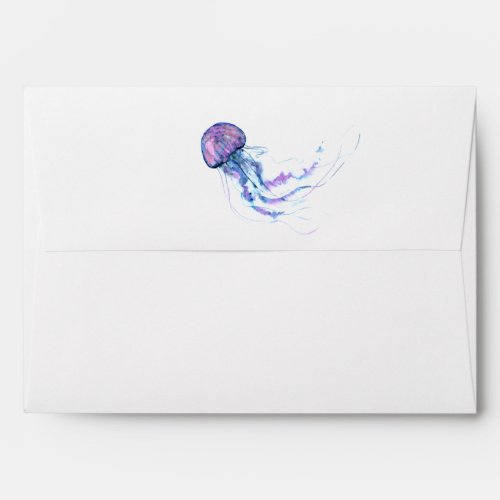 Jellyfish Ocean Beach Under The Sea Baby Shower  Envelope